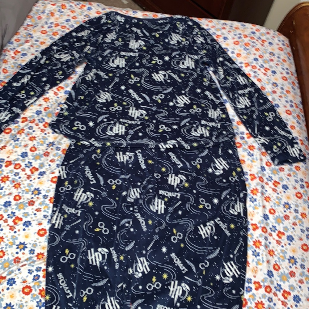 MATCHING HARRY POTTER PAJAMA SET